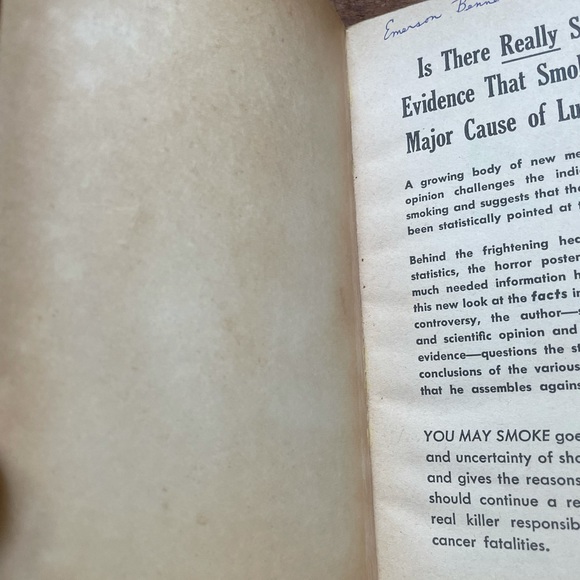 YOU MAY SMOKE 1966 1st ed RARE - Picture 2 of 9